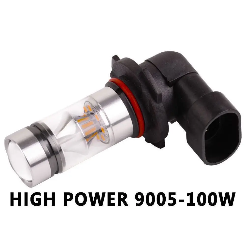 2x9005 HB3 6000K 100W 2323 Φ проектор противотуманная лампа белый