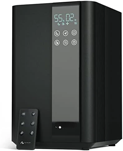 

Увлажнители с теплым и холодным воздухом для спальни, большого помещения, дома, испаритель с верхним наполнением 5 л, 4x быстрое увлажнение, 753 кв. Футов с H