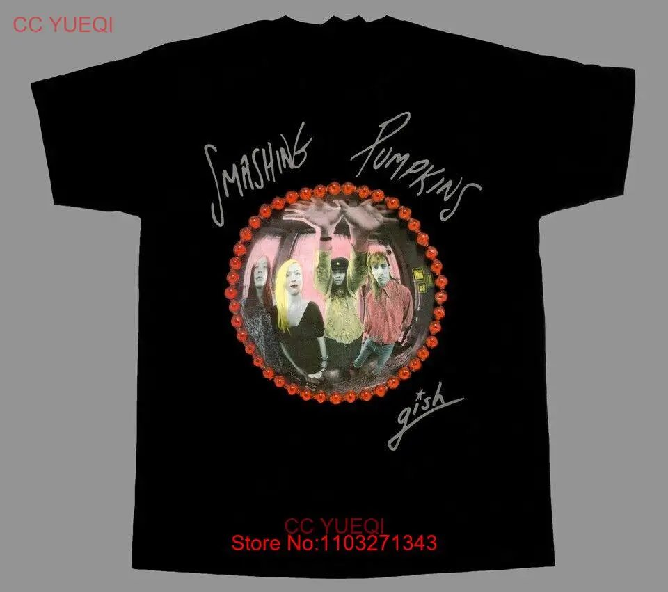 Футболка мужская SMASHING PUMPKINS GISH из хлопка черная модель ST1386
