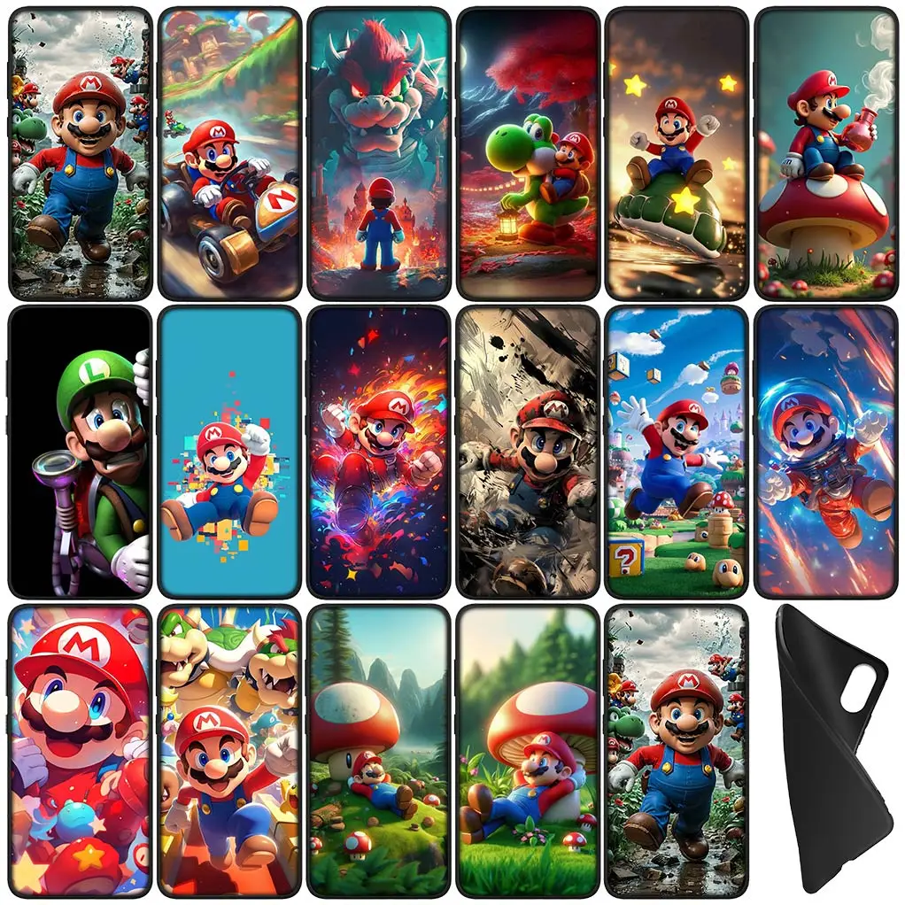 Постер-M-Marios-оболочка обоев Обложка для телефона OPPO A17 A15 A16 A3 Pro A40 A60 A80 A79 A95 A94 A74 A78 A58