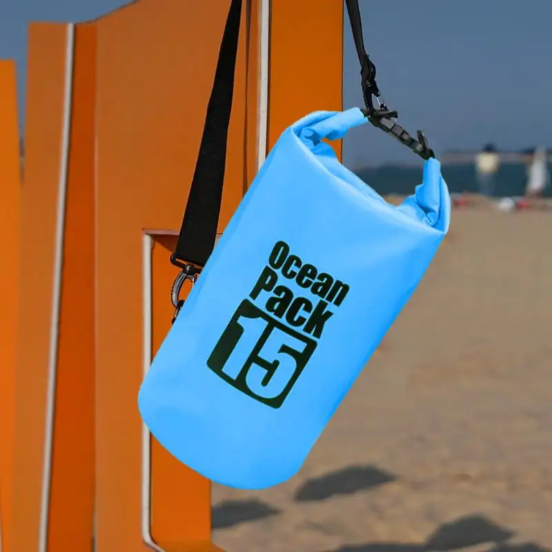 Плавающий сухой мешок для рафтинга 15 л безопасный поплавок ярких цветов каякинга