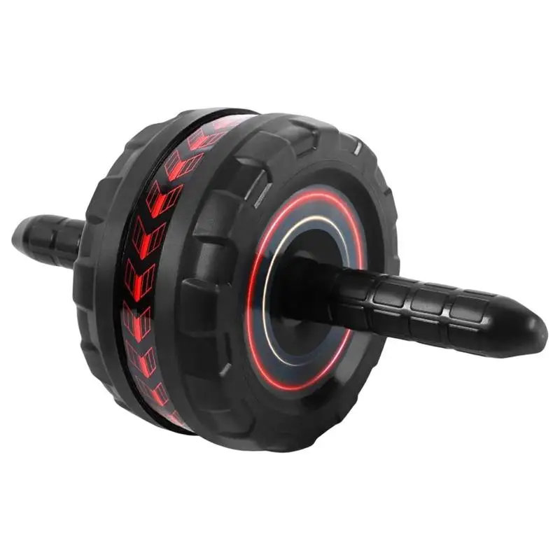 

Non-Slip Fitness Wheel AB Machine Wheel Roller With Push Up Bar Strengthen Your Core Muscles Quick Assembly