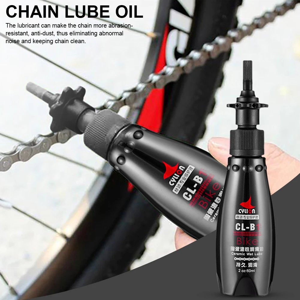 

60mL Bicycle Chain Oil Mountain Bike Flywheel Chain Lubricant Cycling Bike Repair Lube For Motorcycle Bike Maintenance