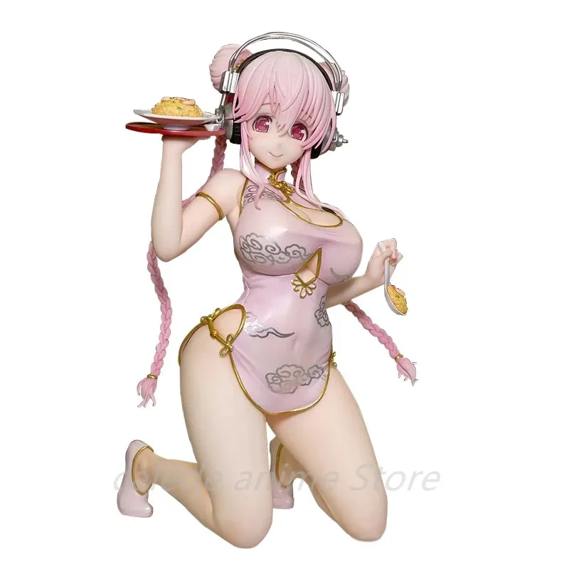 

Экшн-фигурка из ПВХ Nitro Super Sonic Sonico Cheongsam Ver, фигурка Аниме Сексуальная девушка, японская модель игрушек, статуя, коллекционный подарок
