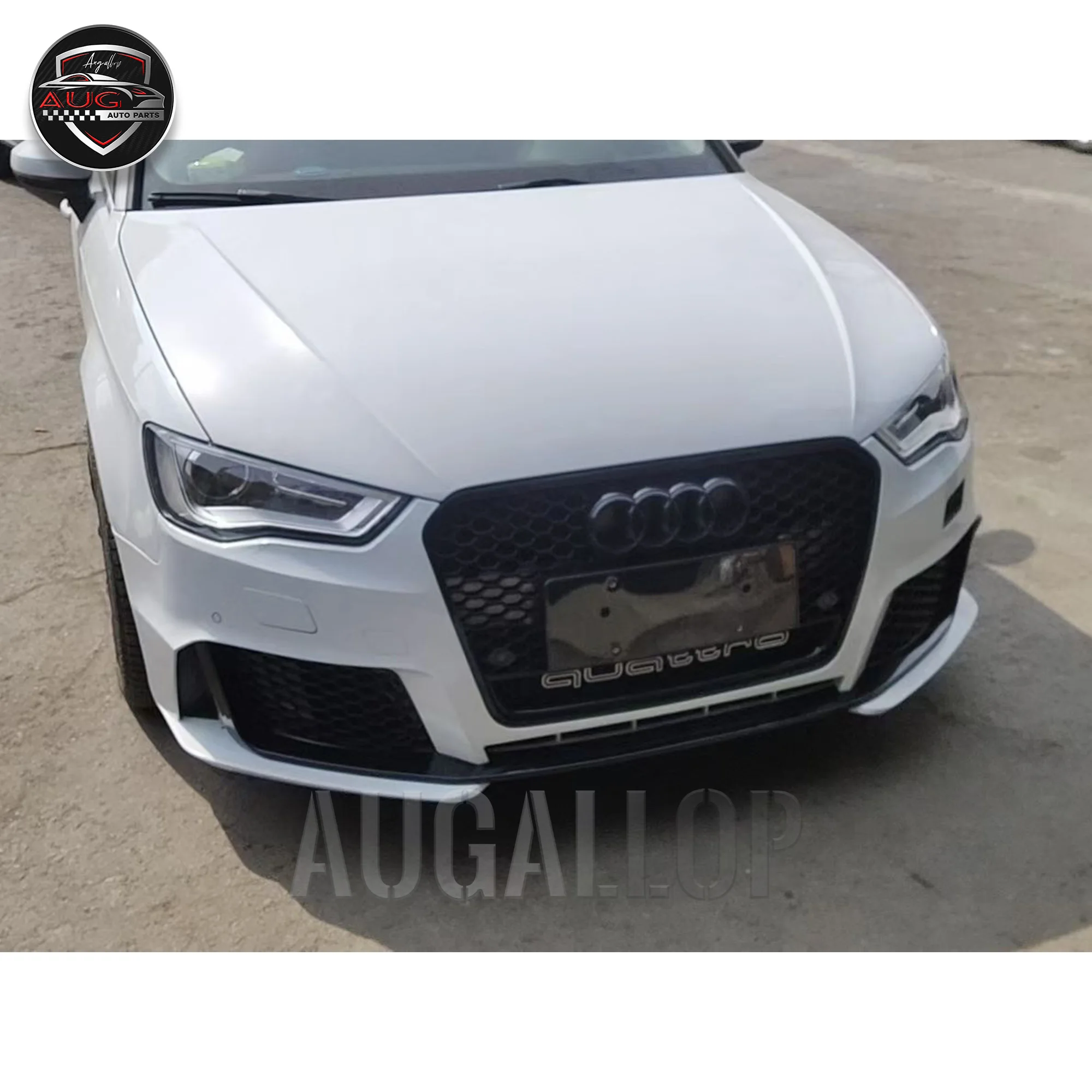 

For Audi A3 14-16 RS3 Surrounding Front Bumper, Front Shovel, Rear Lip, Radiator Grille, Body Kit, Auto Parts (C102)