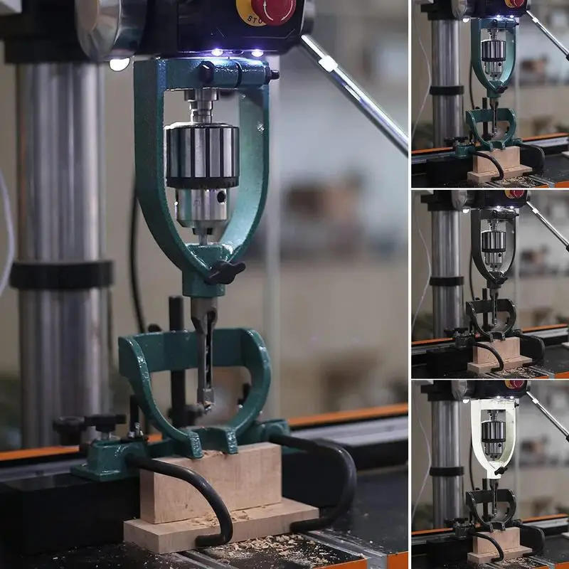 

Square Hole Drill Bit Adapter Non-Slip Drill Attachment Dual Use Support Bracket Hand Drills Fixtures Square Hole Bit Design