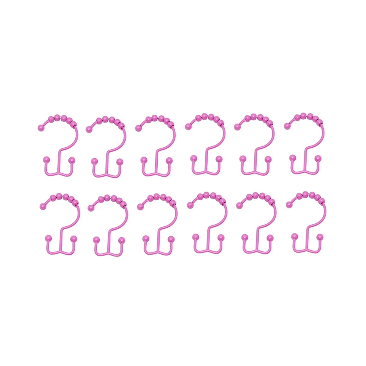 

Занавеска для душа, крючок, кольцо, Нержавеющее металлическое двойное раздвижное душевое кольцо, подходит для ванной комнаты, занавеска для душа, розовый стержень