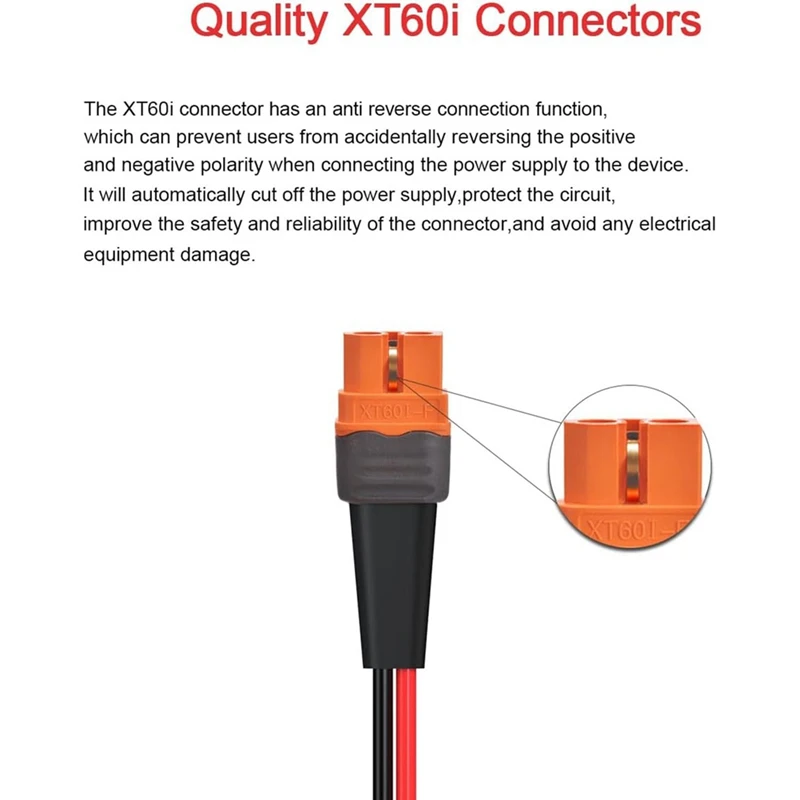 12AWG Xt60i разъем Мама к уплотнительному Кольцу с луженым проводом для RC батареи
