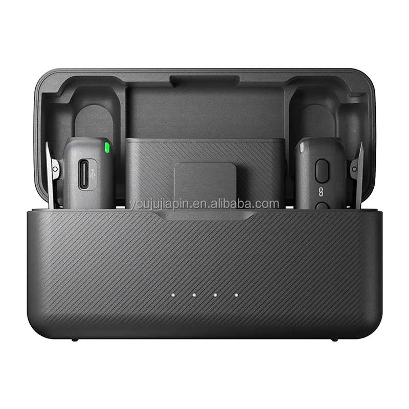 

Беспроводной микрофон DJI Mic для смартфона DJI Action 2 OM 5 с портами Lightning USB-C передача 250 м двухканальная запись