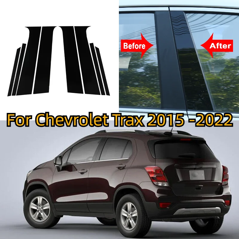 

8 шт./набор, декоративные столбы для Chevrolet Trax 2015 2016 2017 2018 2019 2020-2022