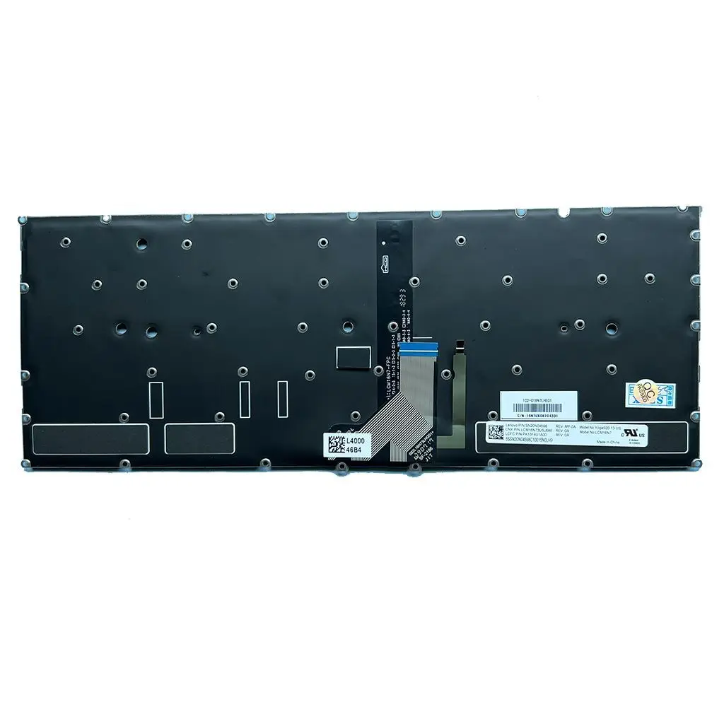 Клавиатура для ноутбука с подсветкой XIN-Russian-US Lenovo Yoga 920 920-13 920-13IKB 13ISK 6 Pro-13IKB LCM16N7