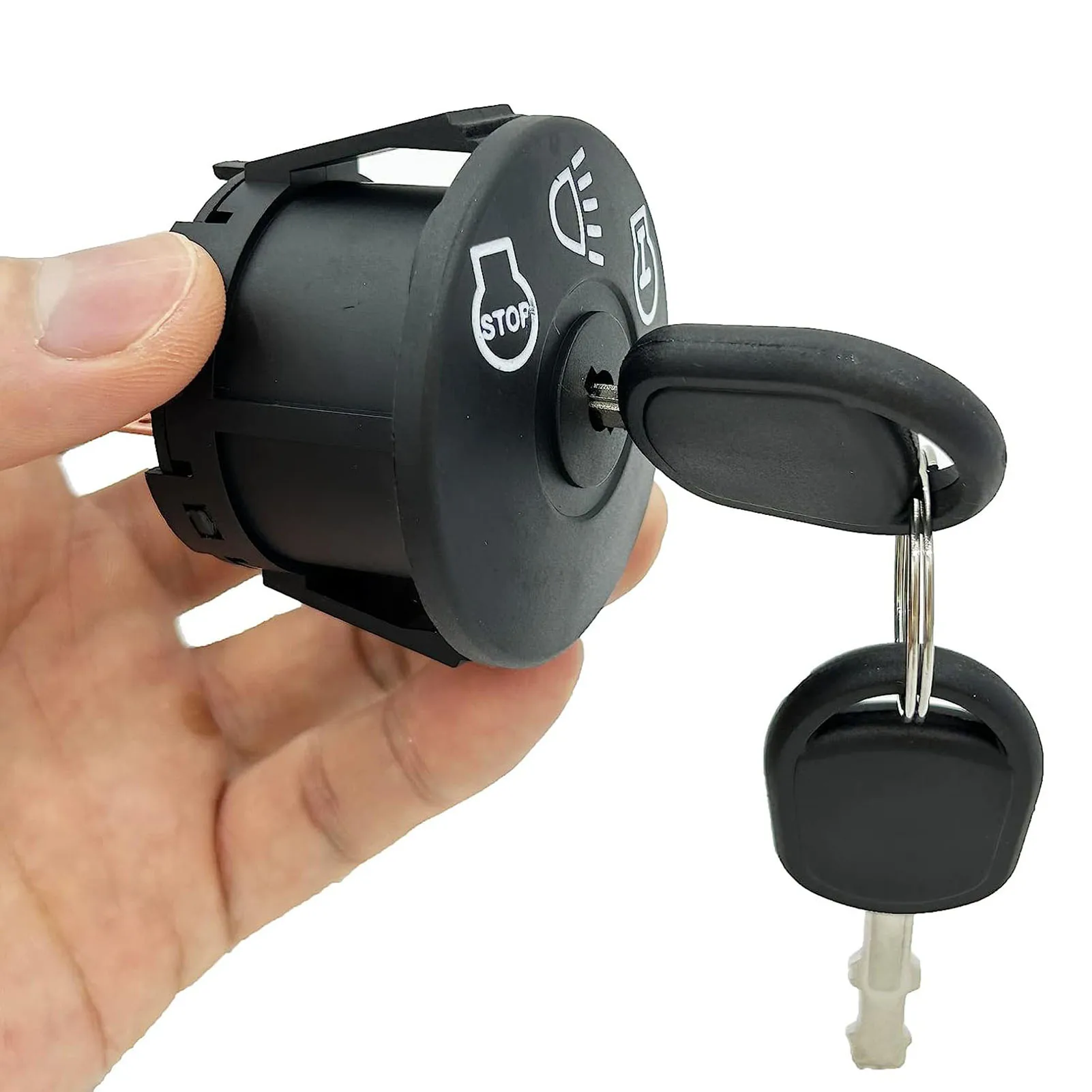 

Lawn Mower Ignition Switch with Keys 4-Position 7-Terminals Trimer Ignition Switch Compatible with Lawn Mowers