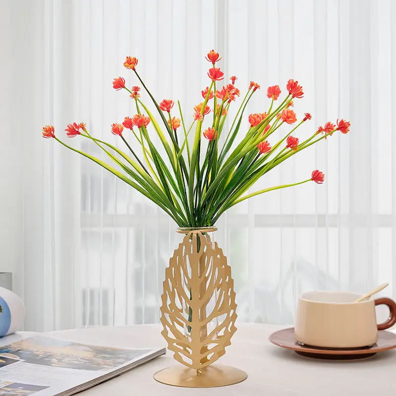

Креативная Скандинавская Современная домашний декор, Золотая гидропонная ваза, комнатные вазы для цветов, украшение для гостиной, офиса, рабочего стола