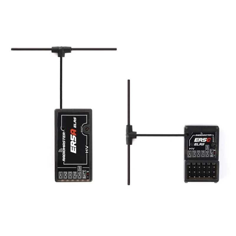

ER5A ER5C Receiver 5CH 2.4GHz RX ExpressLRS PWM ELRS 2.0 Pre-installed Protocol For RC Airplane Car Boats