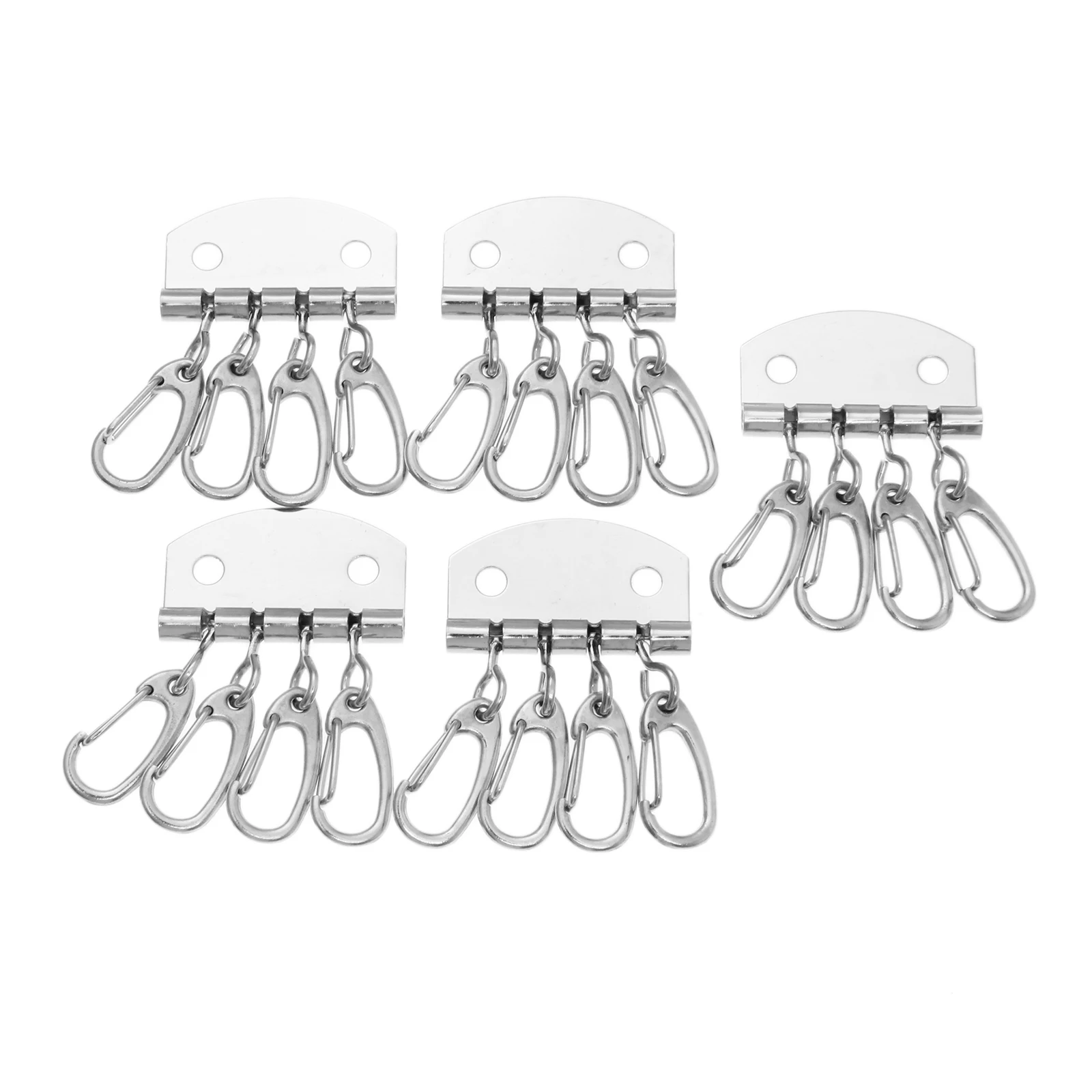 

5Pcs Metal DIY Key Holders DIY Handbag Purse Inside Key Ring Row Bag Buckles Accessories Durable Home Hardware High Quality