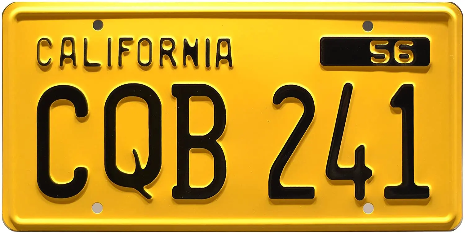 

Celebrity Machines Christine | CQB 241 | Metal License Plate