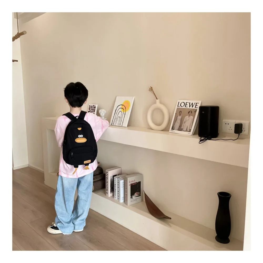 Новый дизайнерский рюкзак с рисунком утки Женская универсальная школьная сумка