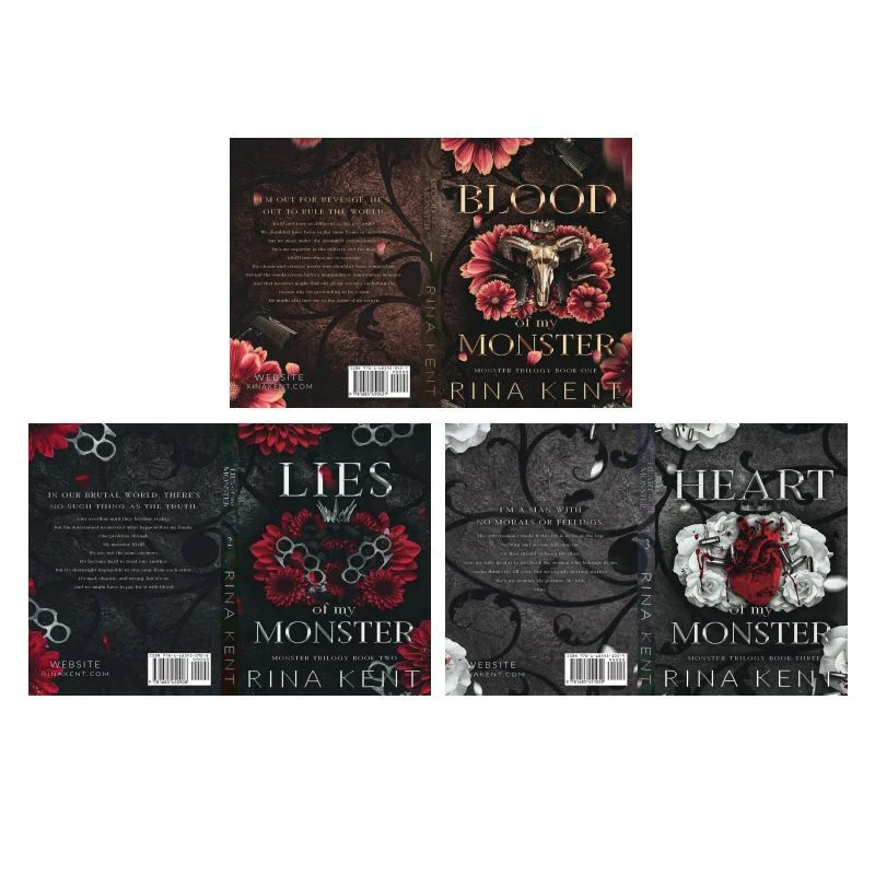 

Новая трилогия монстров, томы 1-3, английские романы, романтические романы, детские книги для внеклассного чтения, английский язык