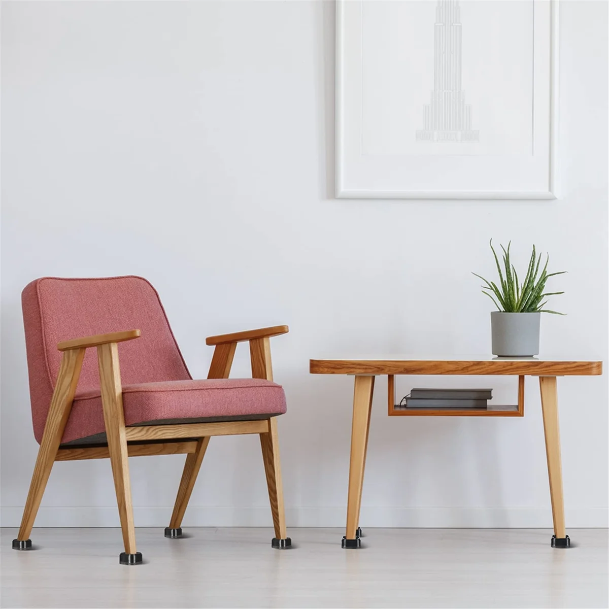 Подставки для мебели Регулируемые стойки кровати 1 38 дюйма Штабелируемые