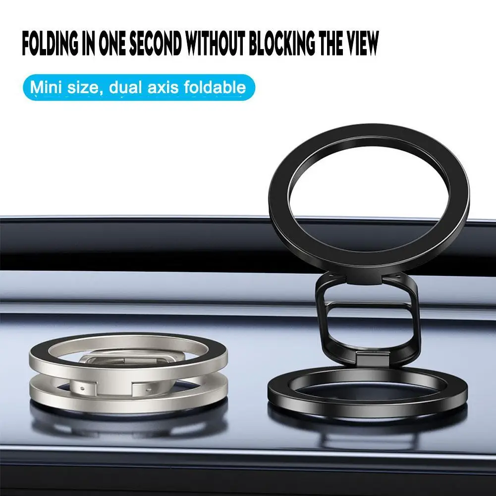 Автомобильный держатель для телефона с двунаправленной магнитной присоской