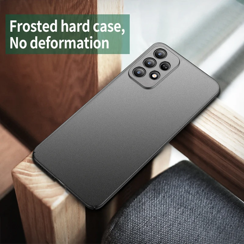 For Samsung A52 Case Hard Plastic Ultra Slim Cases For Samsung Galaxy A21s A51 A71 A12 A13 A32 A52s A52 A72 A33 A53 A73 5G Cover