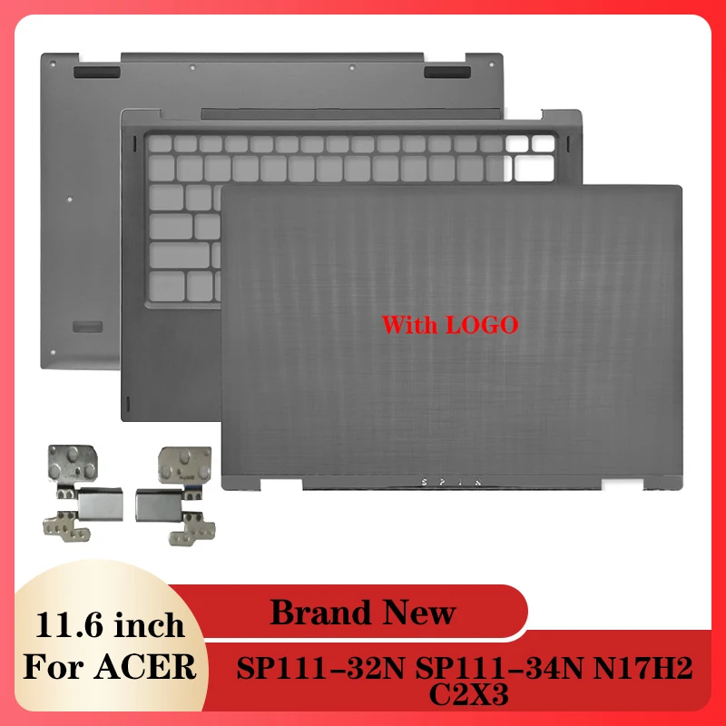 

Новинка, чехол для ноутбука Acer Spin 1, задняя крышка для ноутбука с ЖК-дисплеем/Упор для рук/петли/Нижняя крышка