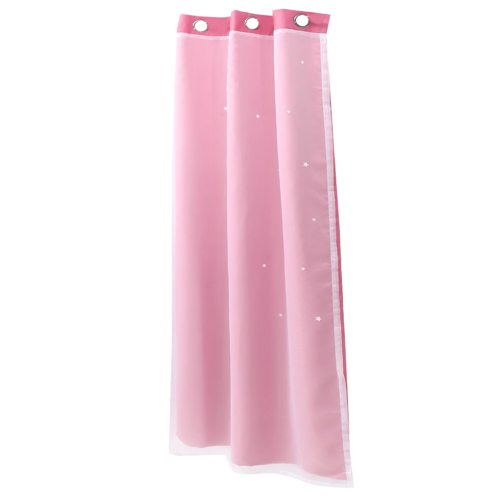 

Blackout Curtain Light Blocking Curtain Rod Pocket Window Drape Stars Pattern Window Curtain Decor