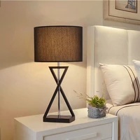 nordic lamp bedroom decoration living room study modern simple personality creative home remote control light nightstand lamp