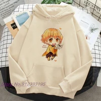 hot japanese anime demon slayer kimetsu no yaiba hoodies women kawaii cartoon unisex tops tanjirou kamado graphic sweatshirts