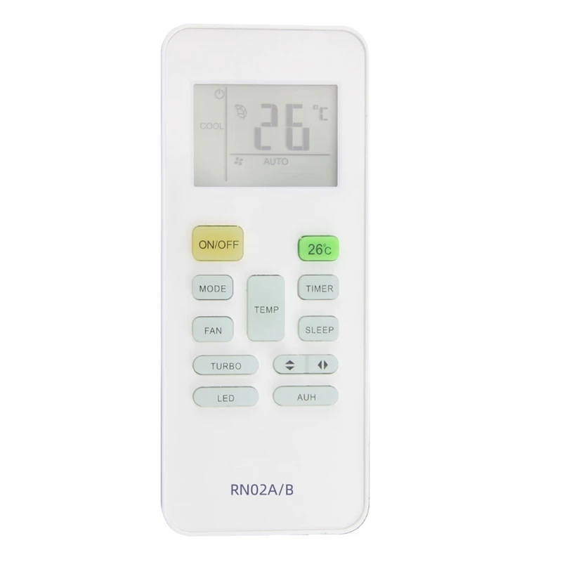 Air Conditioner Remote Control RN02A/B For Midea RN02A RN02B RN02C RN02D RN02E RN02H
