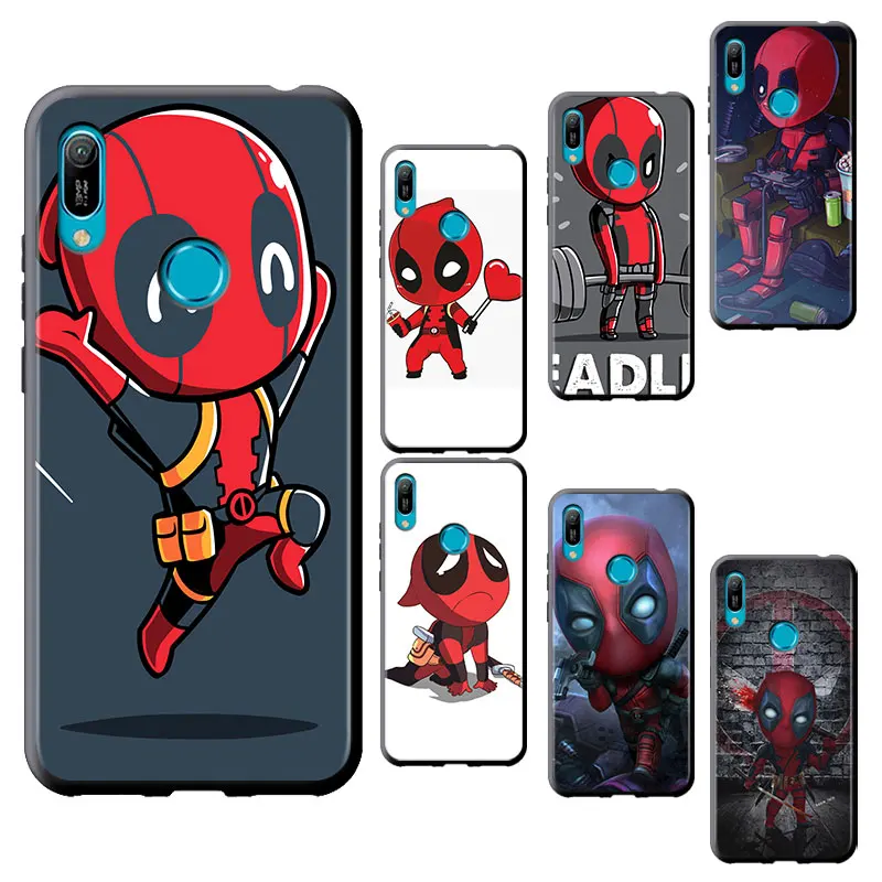 

Marvel cute deadpool For Huawei Y5P Y5 Y6S Y6P Y6 Y7A Y7P Y7 Y8S Y8P Y9S Y9 2018 Prime PRO 2019 2020 Black Silicone Phone Case