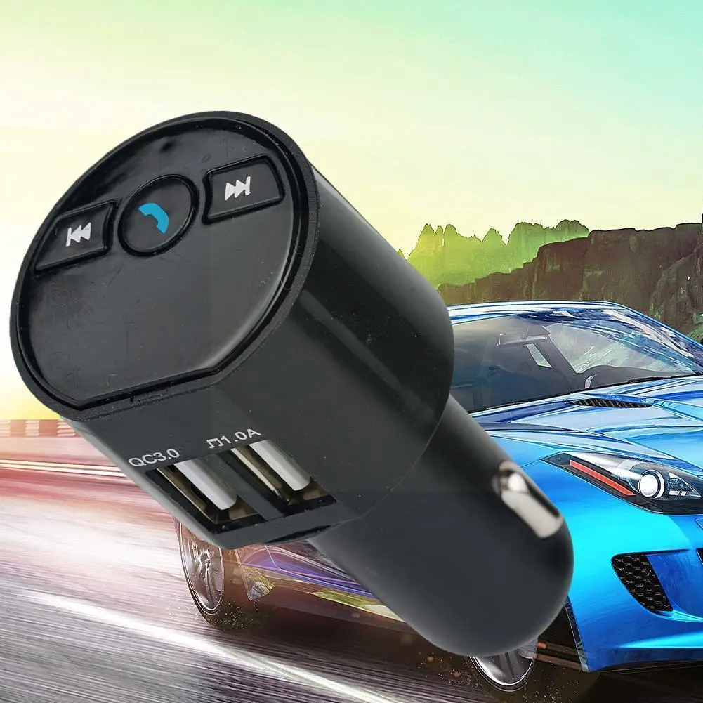

3.6a Quick Usb Charger Bluetooth Car Kit Fm Transmitter Modulator Audio Music Mp3 Player Phone Wireless Handsfree Carkit Fo S8n5