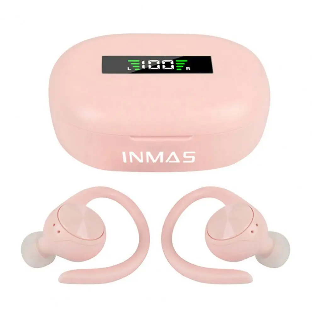 

Headset 1 Set Portable LED Power Digital Display 50mAh Earphone Premium Fidelity Sound Quality Wireless Headset for Sports