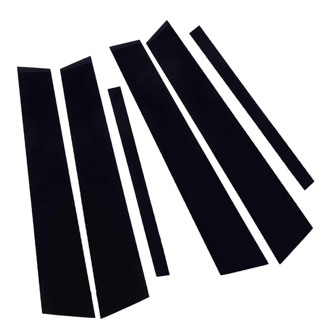 6 шт. накладки на переднюю и заднюю левую правую двери столба автомобиля