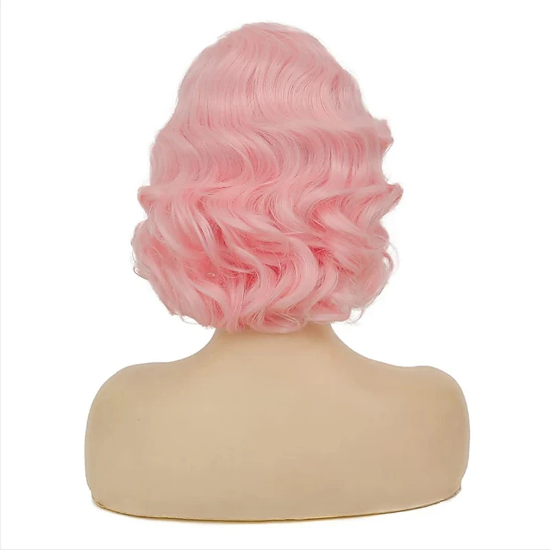HAIRJOY короткие кудрявые пальцы парики для женщин синтетический волнистый парик