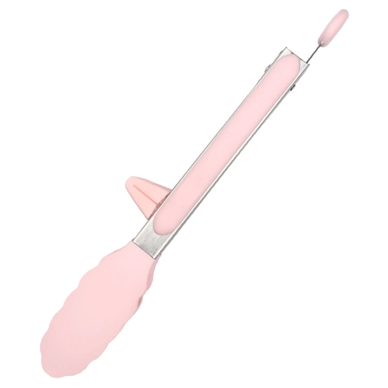 

Small Tongs Set Mini Tongs with Silicone Tips Salad Tools Kitchen Accessories Easy to Use and Clean Household Home Gift