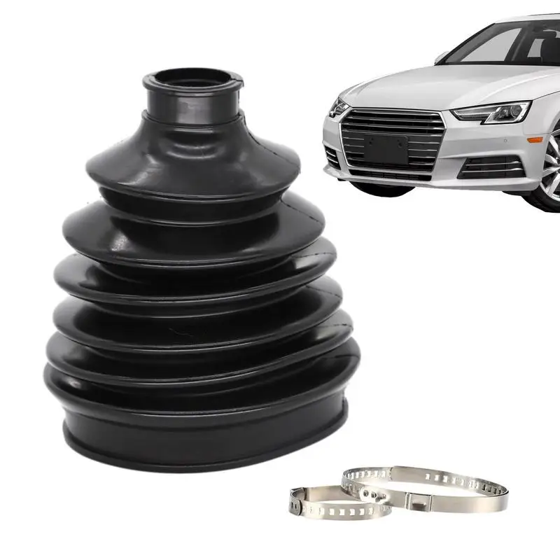 

CV Boot Kit CV Boot Dust Cover Ball Head Constant Speed Round Clamp CV Boot Kit Driveshaft Stretchy Outer Gaiters Durable CV