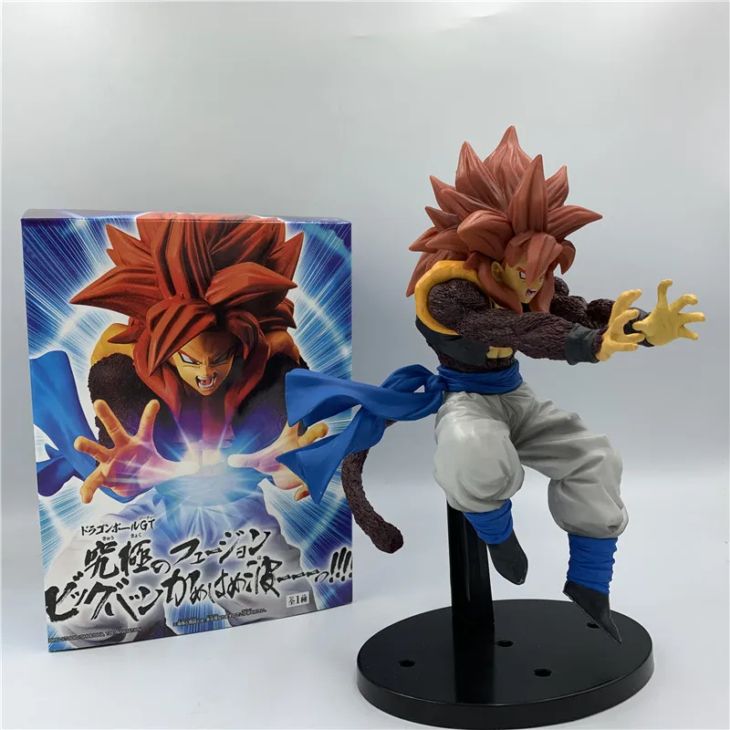 Аниме Драконий жемчуг Z фигурка Гоку Супер сайян 4 Zero Ver. Экшн-фигурка из ПВХ DBZ Goku Red