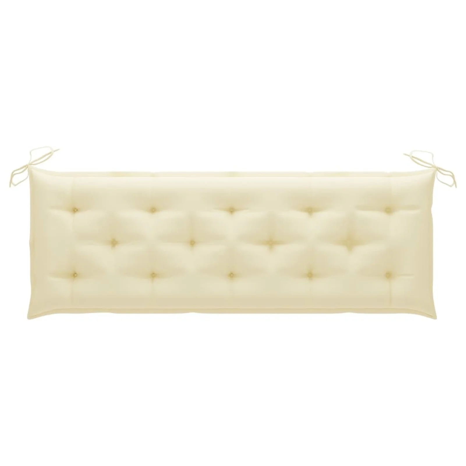 

Garden Bench Cushion Cream White 59.1x19.7"x2.8" Fabric"