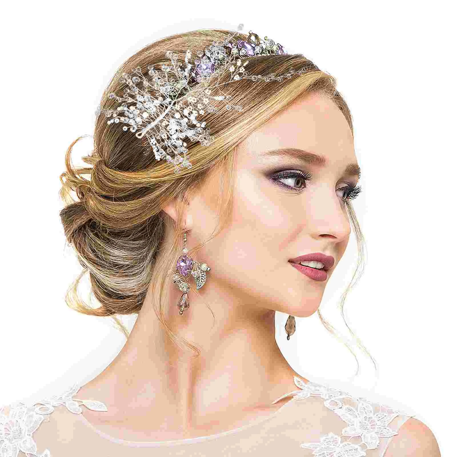 

Women Hair Jewelry Wedding Hair Jewelry Pearl Crystal Hair Jewelry Bridal Hair Accessory for Party