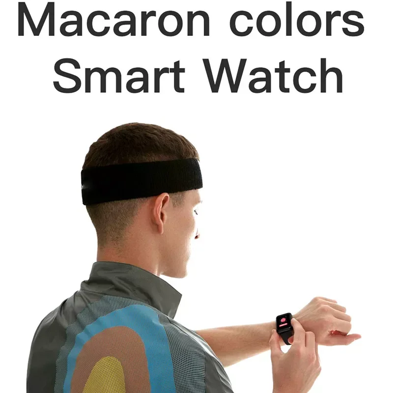 

Macaron Y68 Smart Watch 8 Color 1.44 inch Screen Men Women Smartwatch Fashion Sports Smart band Fitpro Version Factory Wholesale