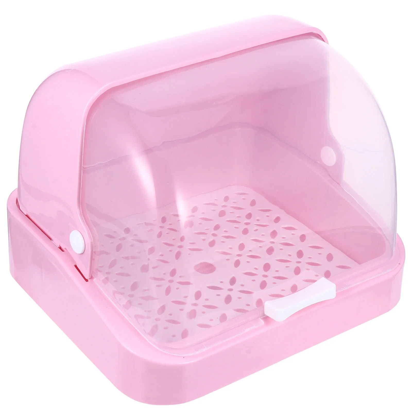 

1Pc Feeding Bottle Storage Case Baby Tableware Storage Box with Drain Tray