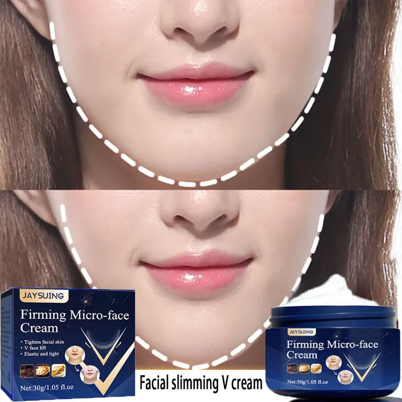 V-Shape Face Slimming Cream Lift Up V Double Chin Cheek Slimming Firming Anti Wrinkle Reshape Face Counter Skin Care Cosmetics