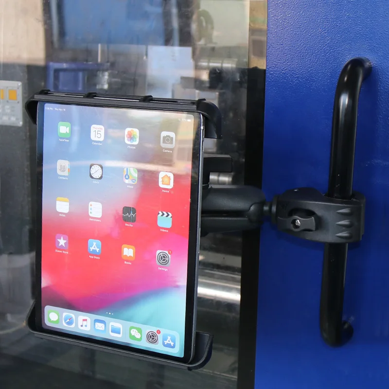 Крепление VINmounts из алюминия для тяжелых условий эксплуатации, с шаровым основанием 1,5 дюйма, совместимое с ScanPal EDA10A (10 дюймов), автомобильное крепление для iPad для грузовиков и лодок (art.: 3920d8cf6d41b) - 3920d8cf6d41b