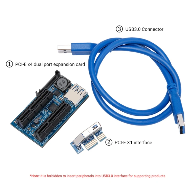 

Адаптер USB 3,0 для видеокарты, адаптер-удлинитель для видеокарты X4 PCI E