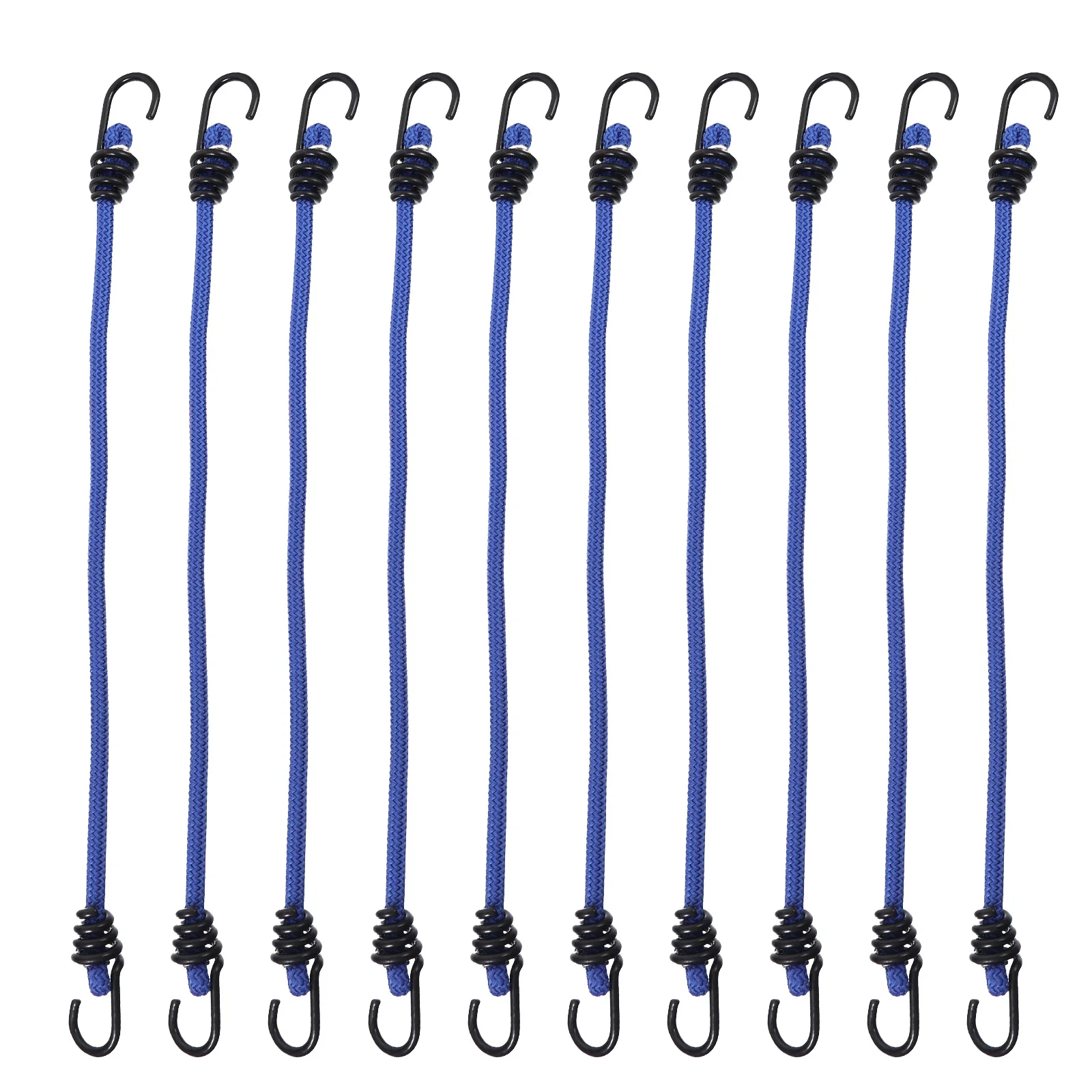 

10Pcs Cam Buckle Straps Stretchable Strap Lashing Strap Trailer Straps Suitcase Belt Cord Strap with Hooks