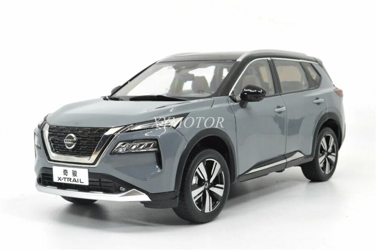 

1/18 For Nissan New X-TRAIL 2021 Diecast Metal Car Model Toys Hobby Boys girls Gifts Gray Ornaments Display