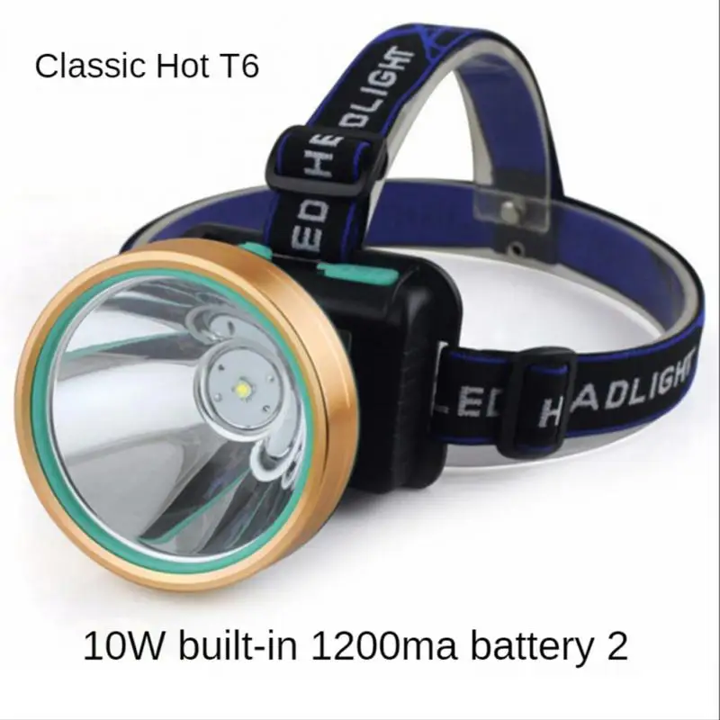 

Super Bright Rechargeable Headlight 1200mAh High Power Headlamp Waterproof Emergency Fishing Camping Lantern Head Flashlight