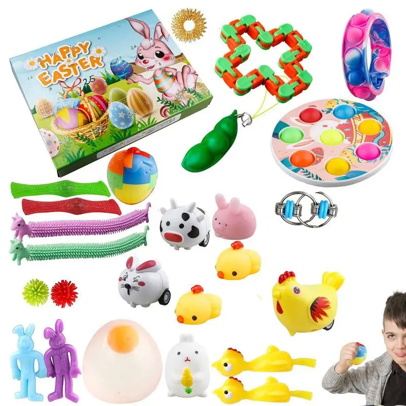 

Advent Calendar 2023 24 Days Of Surprises Easter Toys For Kids Toddlers Easter Holiday Gifts Countdown Calendar To Count Down