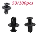 50 шт. 8 мм Автомобильный зажим для крепления пластиковые зажимы для снятия заклепок для автомобилей Крепление для бампера двери Обшивка фитинг разборка автомобильный инструмент